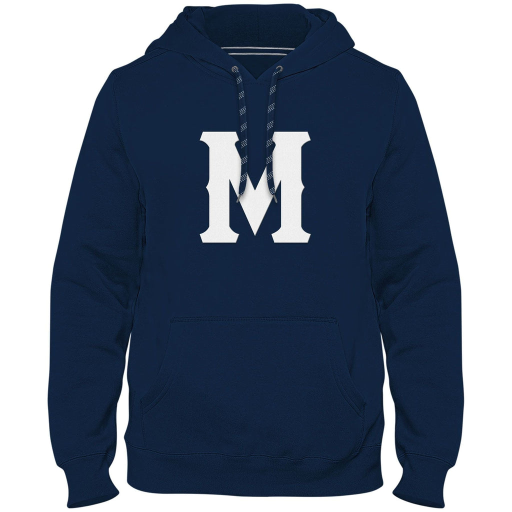 Montreal Royals MiLB Bulletin Men Navy Express Twill Logo Hoodie product image 1, provided for visual reference and product