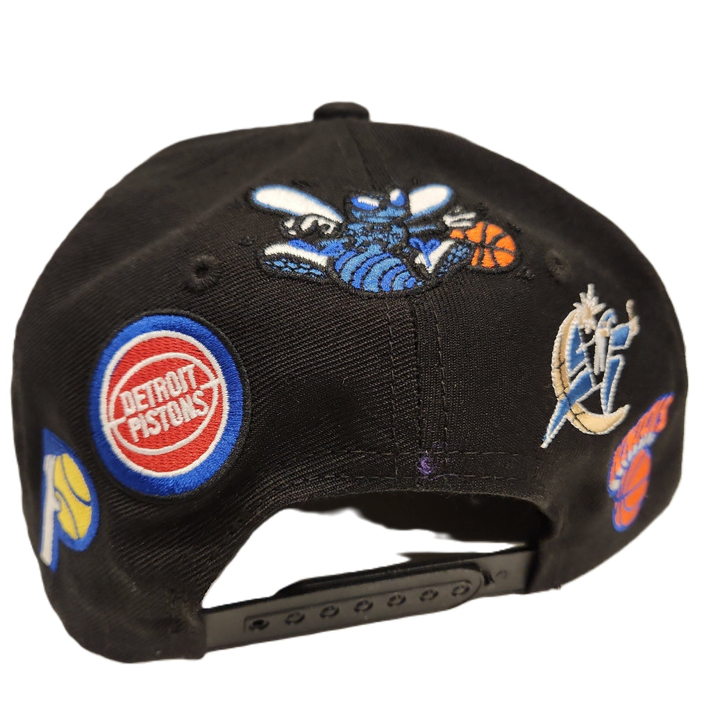 Eastern Conference NBA Mitchell & Ness Men Black All Over Snapback product image 4, provided for visual reference and
