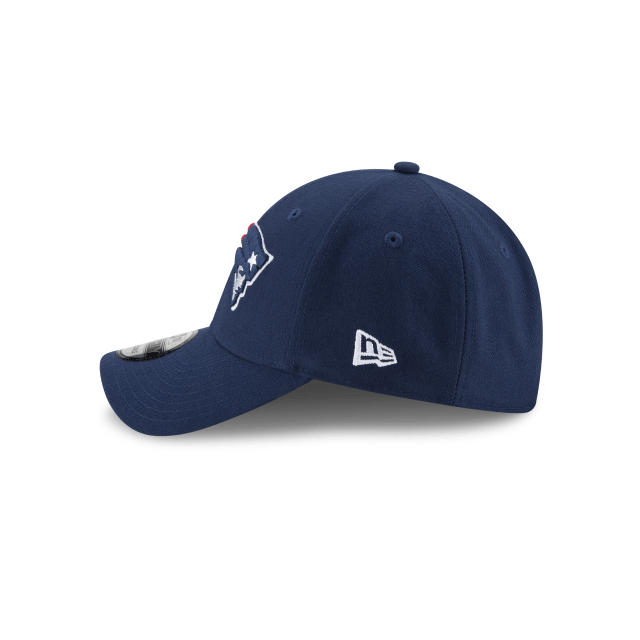 New England Patriots NFL New Era Men 9Forty Navy The League Adjustable Hat product image 5, provided for visual reference