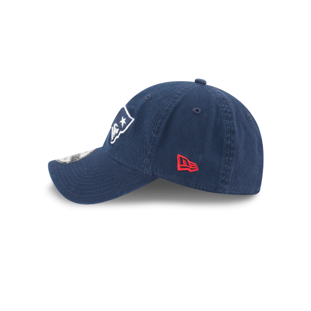 New England Patriots NFL New Era Men Navy 9Twenty Core Classic Adjustable Hat product image 5, provided for visual reference