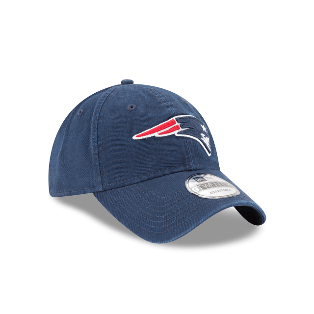 New England Patriots NFL New Era Men Navy 9Twenty Core Classic Adjustable Hat product image 4, provided for visual reference