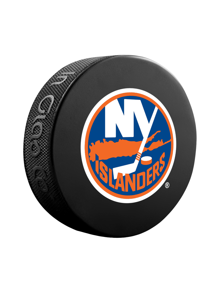 New York Islanders NHL Inglasco Basic Souvenir Hockey Puck product image 1, provided for visual reference and product detail