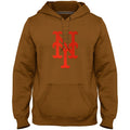New York Mets MLB Bulletin Men Dune Express Twill Logo Hoodie product image 1, provided for visual reference and product
