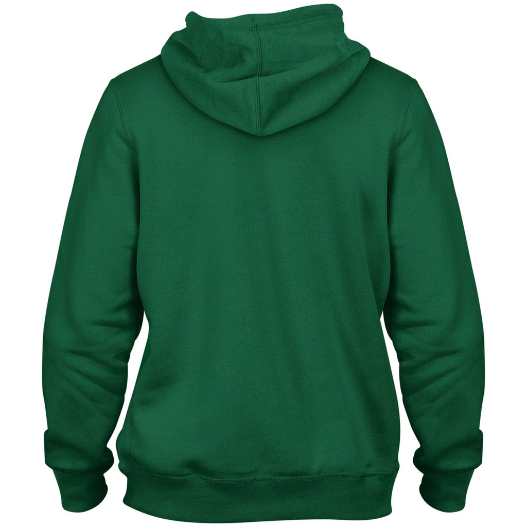 New York Mets MLB Bulletin Men Green Express Twill Logo Hoodie product image 2, provided for visual reference and product
