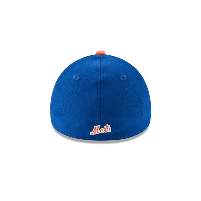 New York Mets MLB New Era Men Blue 39Thirty Team Classic Stretch Fit Hat product image 2, provided for visual reference and