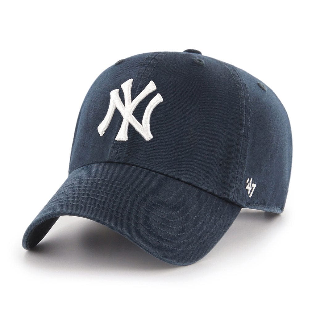 New York Yankees MLB 47 Brand Men Navy Clean Up Adjustable Cap product image 1, provided for visual reference and product