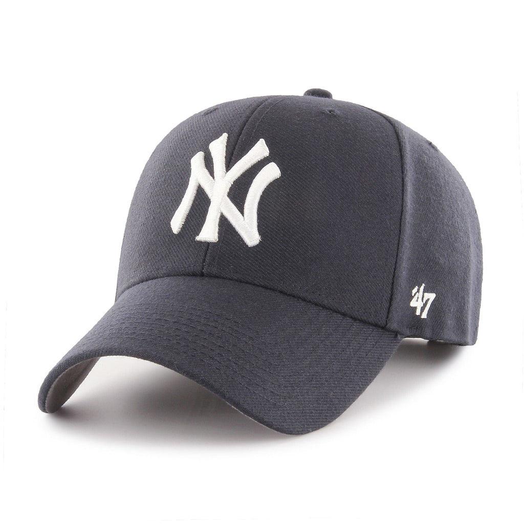 New York Yankees MLB 47 Brand Men Navy MVP Adjustable Hat product image 1, provided for visual reference and product detail