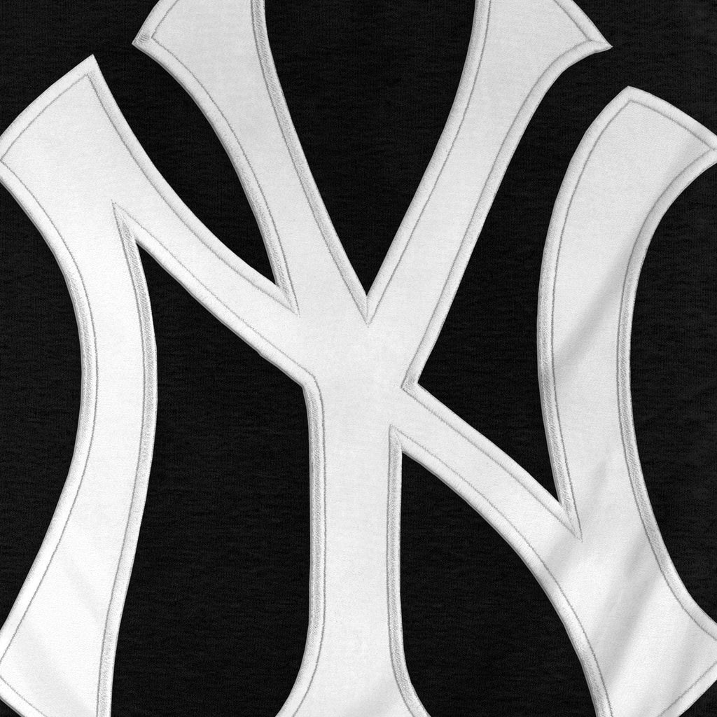 New York Yankees MLB Bulletin Men Black Express Twill Logo Hoodie product image 3, provided for visual reference and product
