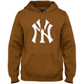 New York Yankees MLB Bulletin Men Dune Express Twill Logo Hoodie product image 1, provided for visual reference and product