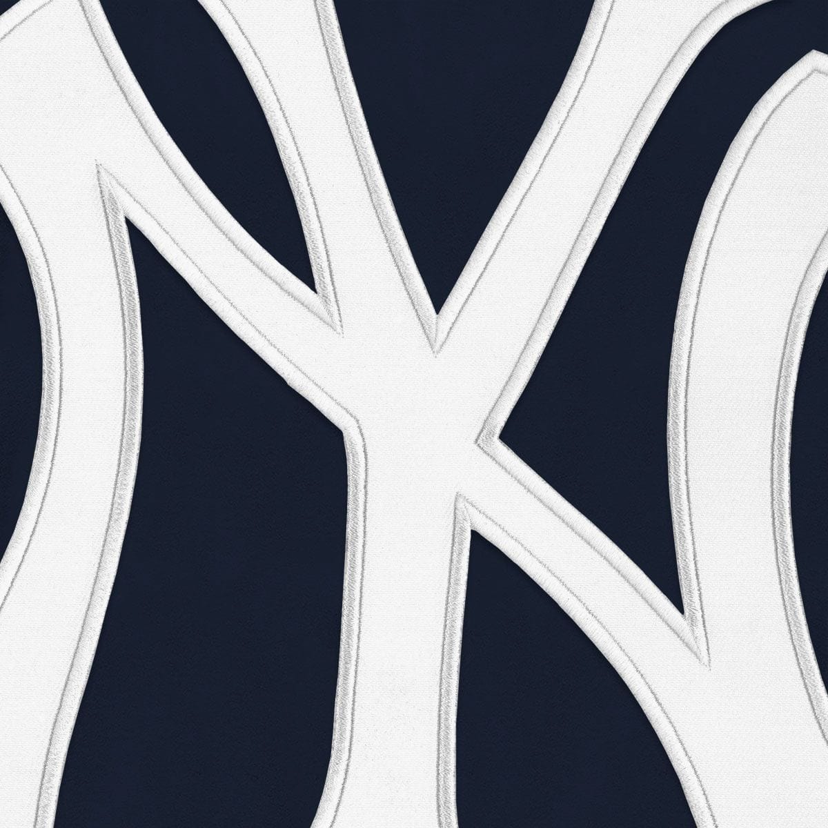 New York Yankees MLB Bulletin Men Navy Express Twill Logo Hoodie product image 3, provided for visual reference and product