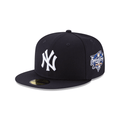 New York Yankees MLB New Era Men Navy 59Fifty 2000 World Series Fitted Hat product image 1, provided for visual reference