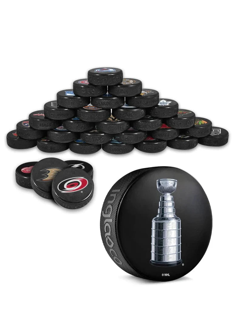 NHL Inglasco Official Stanley Cup Bracket Mini Puck Wall Plaque product image 2, provided for visual reference and product