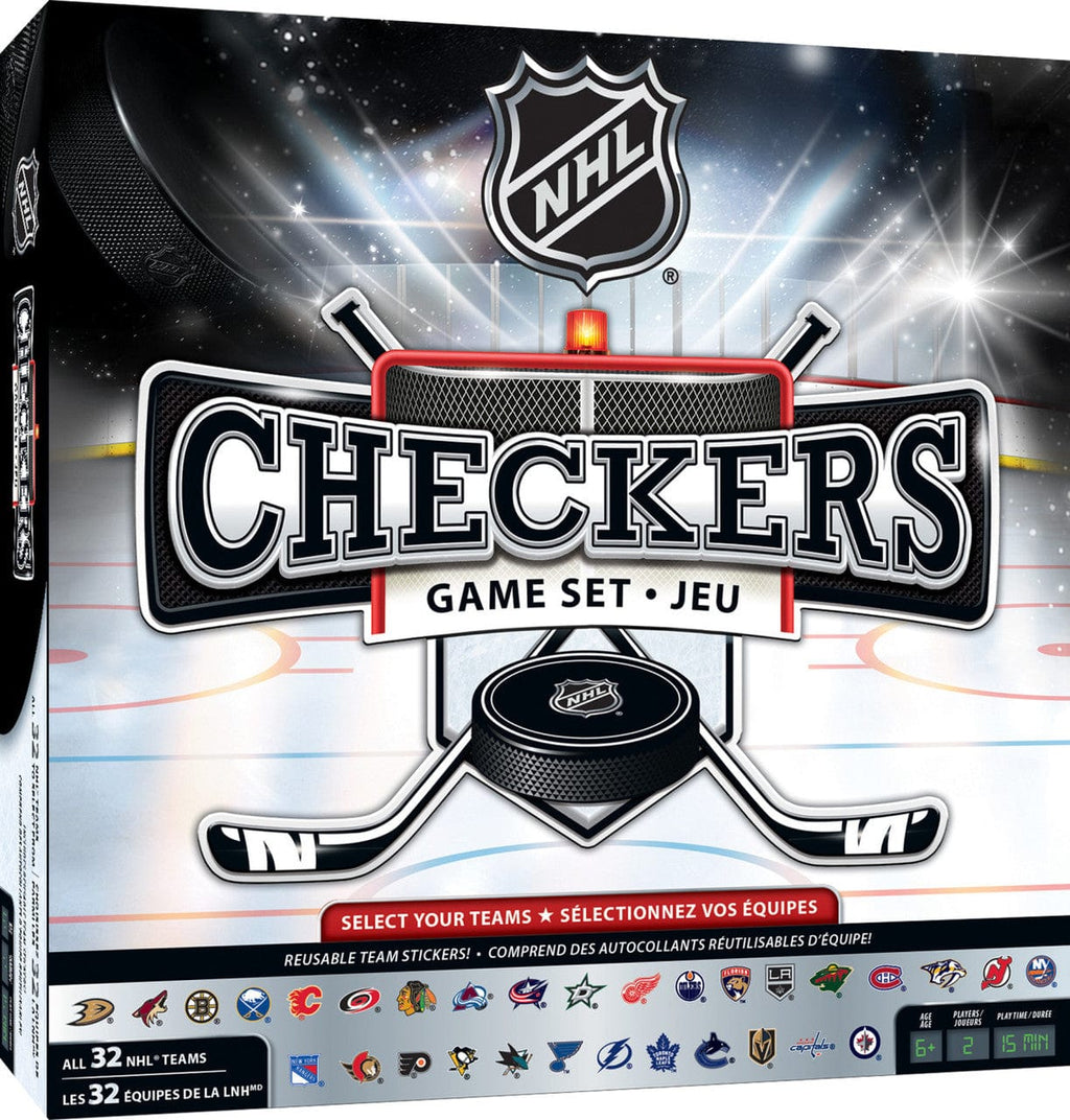 NHL Masterpieces League Checkers Game product image 1, provided for visual reference and product detail review