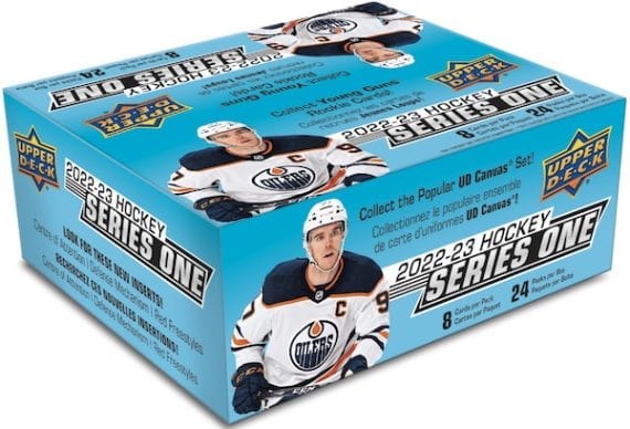NHL Upper Deck 2023 Hockey Series 1 Retail product image 1, provided for visual reference and product detail review