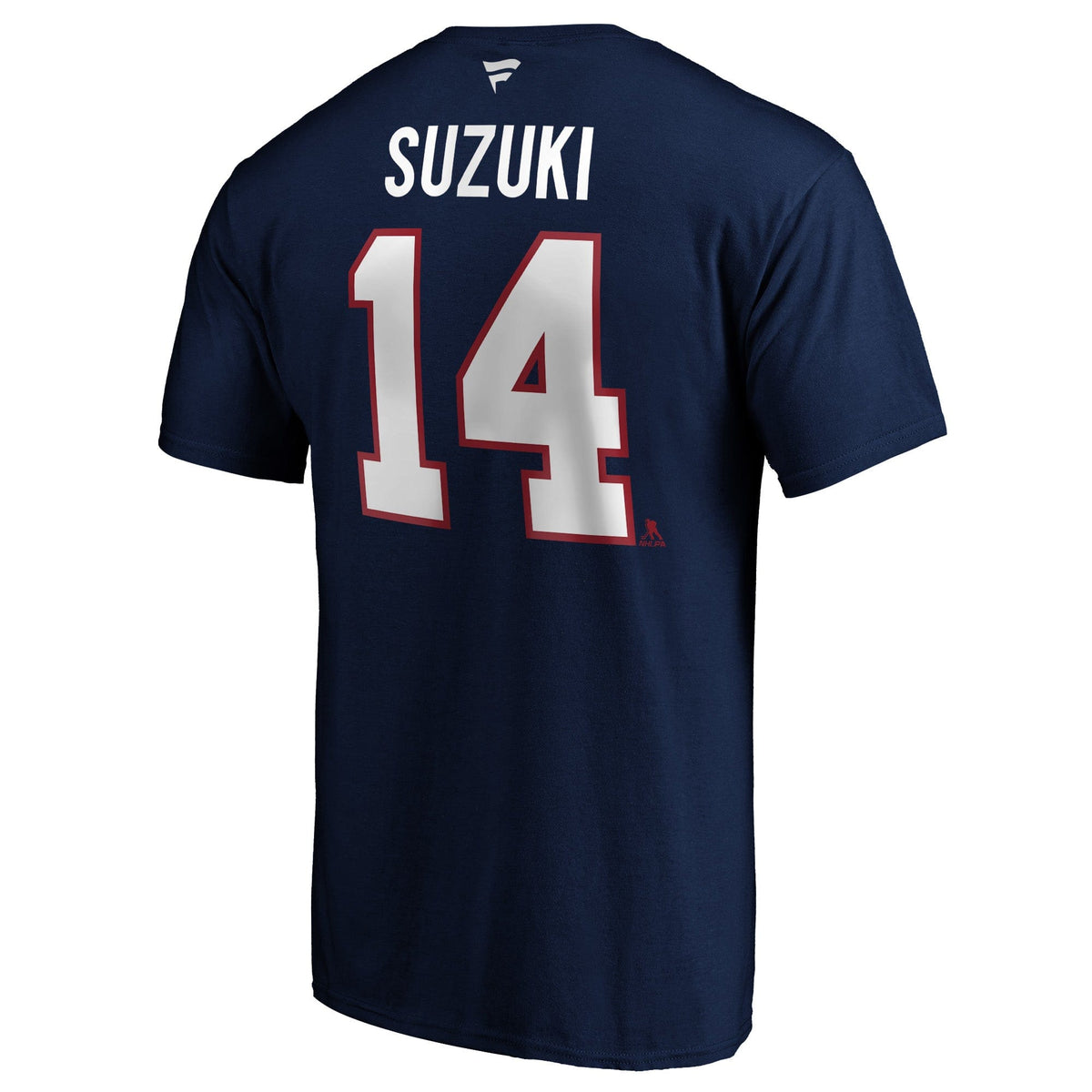 Nick Suzuki Montreal Canadiens NHL Fanatics Branded Men Navy Authentic T Shirt product image 1, provided for visual