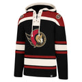 Ottawa Senators NHL 47 Brand Men Black Heavyweight Lacer Hoodie product image 1, provided for visual reference and product