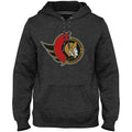 Ottawa Senators NHL Bulletin Men Charcoal Express Twill Logo Hoodie product image 1, provided for visual reference and