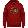 Ottawa Senators NHL Bulletin Men Red Express Twill Logo Hoodie product image 1, provided for visual reference and product