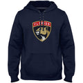 Florida Panthers NHL Bulletin Men Navy Express Twill Logo Hoodie product image 1, provided for visual reference and product