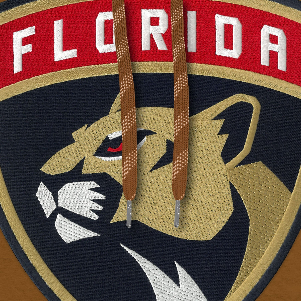 Florida Panthers NHL Bulletin Men Dune Express Twill Logo Hoodie product image 2, provided for visual reference and product