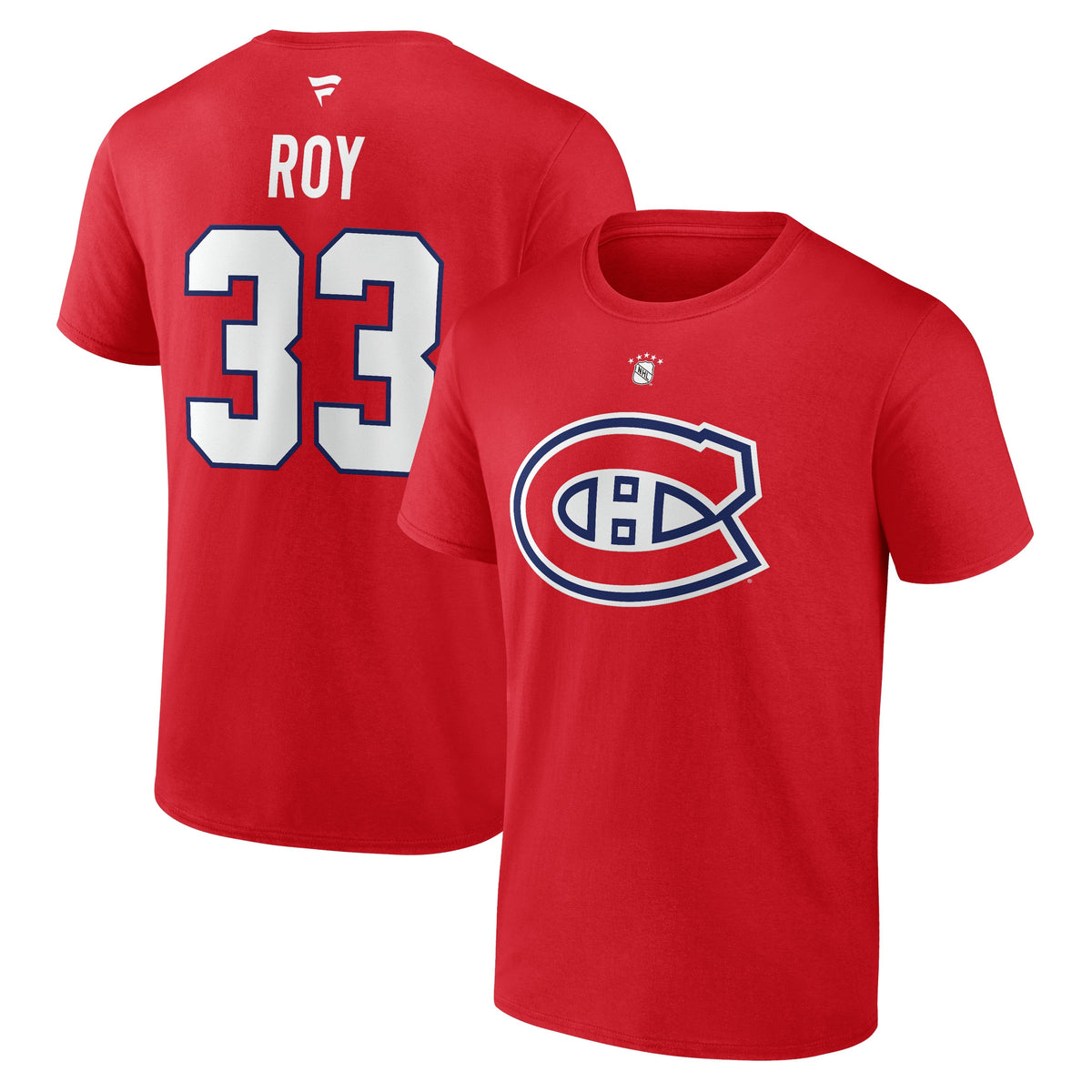Patrick Roy Montreal Canadiens NHL Fanatics Branded Men Red Alumni Authentic T-Shirt product image 3, provided for visual