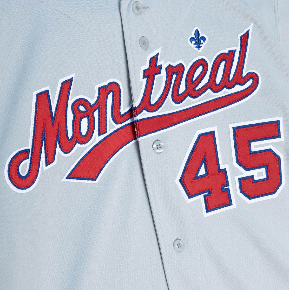 Pedro Martinez Montreal Expos MLB Mitchell & Ness Men Grey 1997 Authentic Jersey product image 3, provided for visual