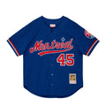 Pedro Martinez Montreal Expos MLB Mitchell & Ness Men Navy 1997 Authentic BP Jersey product image 1, provided for visual