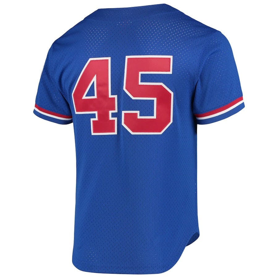Pedro Martinez Montreal Expos MLB Mitchell & Ness Men Navy 1997 Authentic BP Jersey product image 4, provided for visual