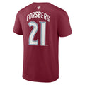 Peter Forsberg Colorado Avalanche NHL Fanatics Branded Men Dark Garnet Alumni Authentic T-Shirt product image 1, provided