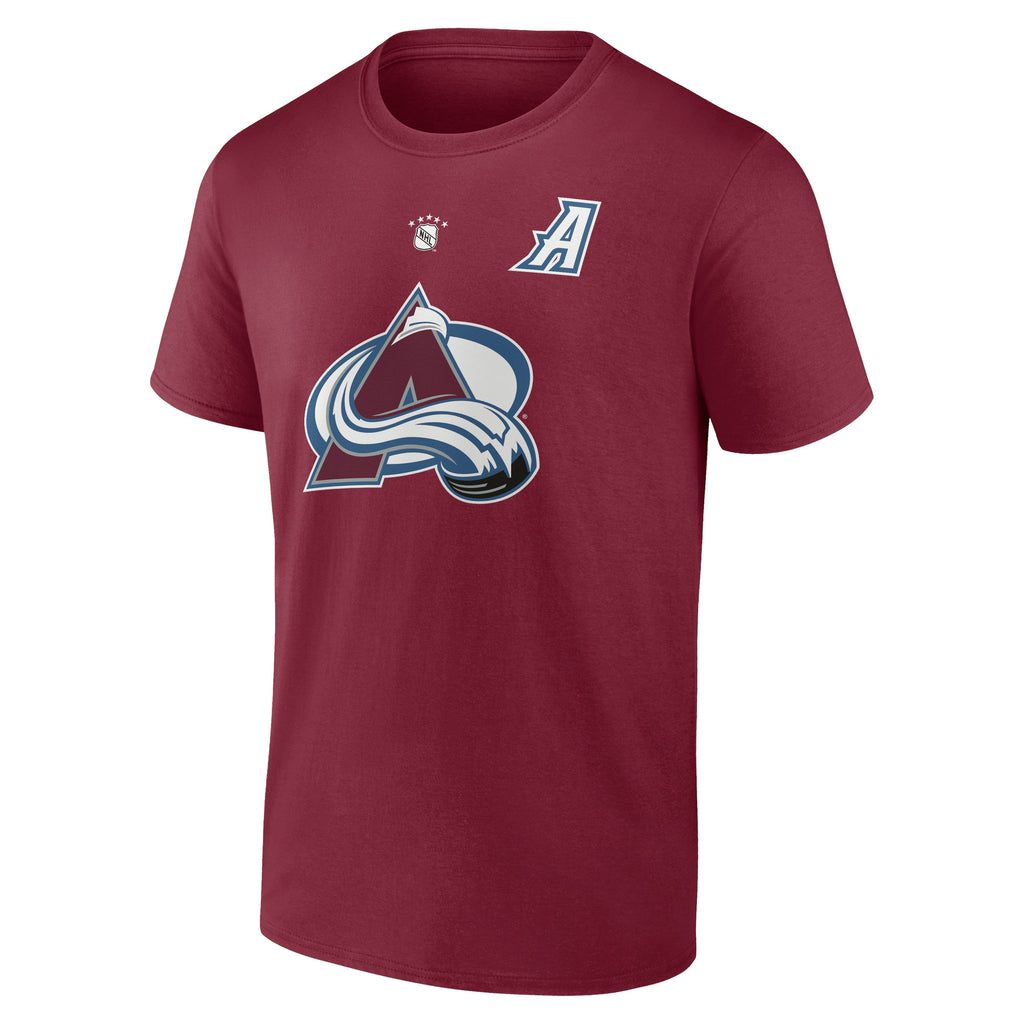 Peter Forsberg Colorado Avalanche NHL Fanatics Branded Men Dark Garnet Alumni Authentic T-Shirt product image 2, provided