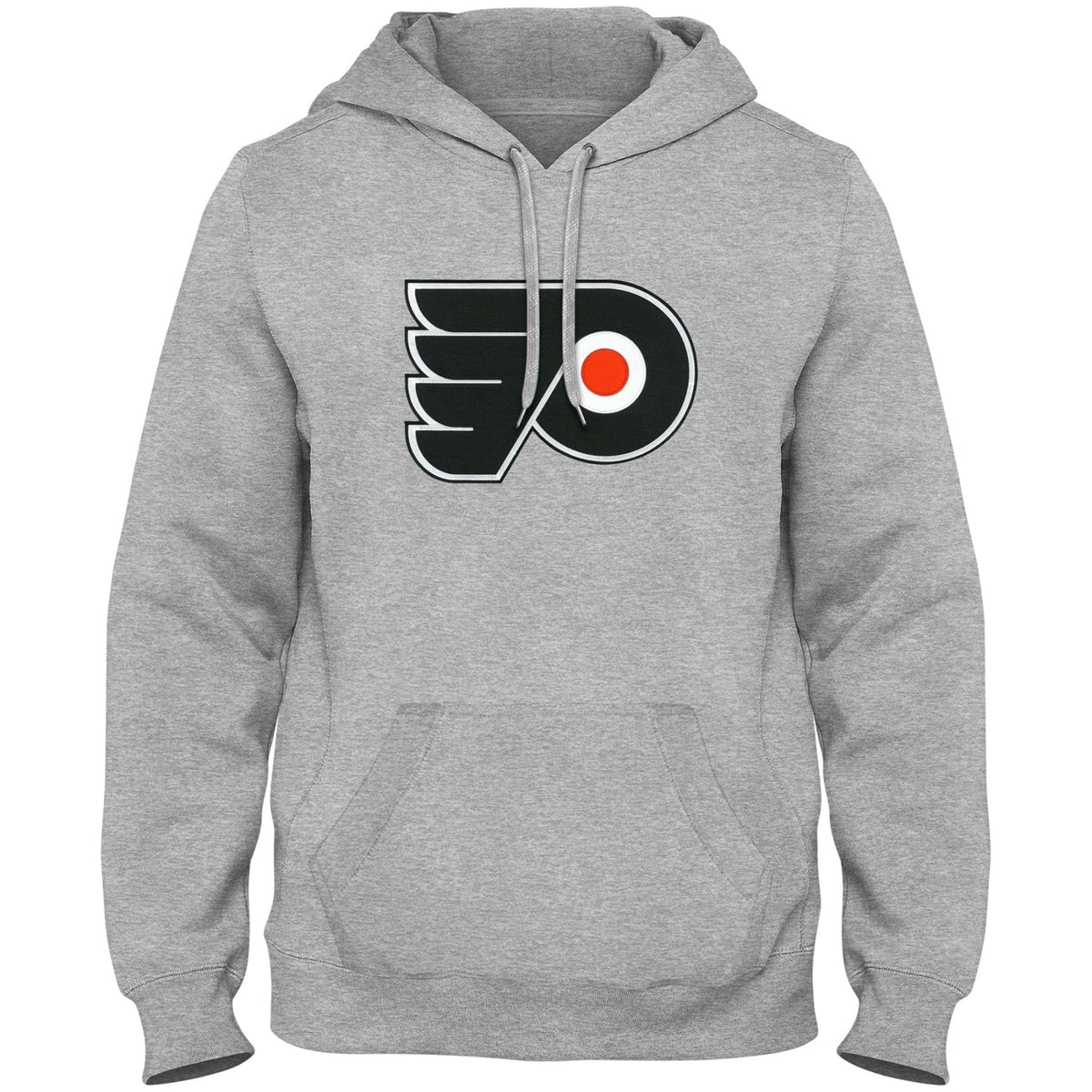 Philadelphia Flyers NHL Bulletin Men Athletic Grey Express Twill Logo Hoodie product image 1, provided for visual reference
