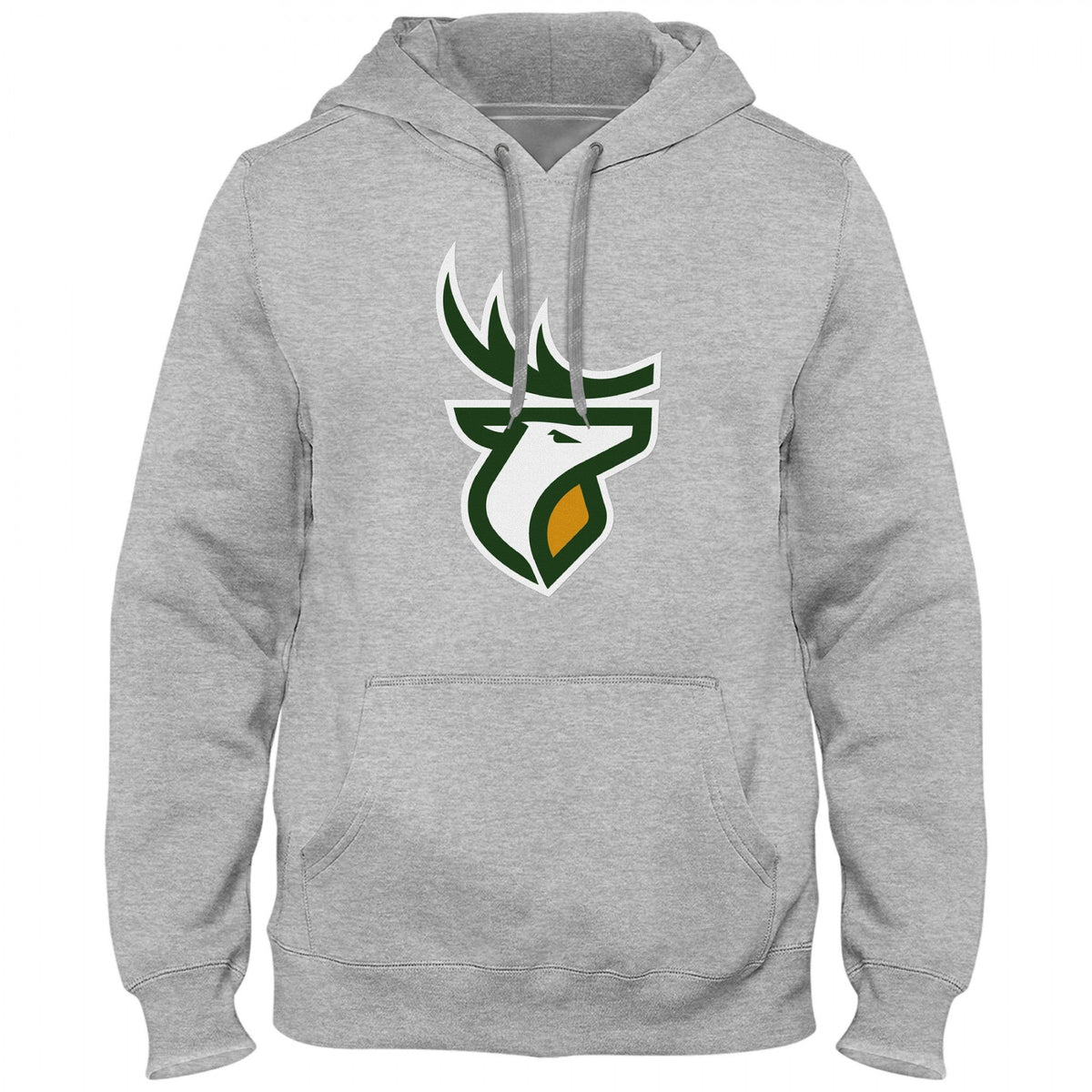 Edmonton Elks CFL Bulletin Men Athletic Grey Express Twill Logo Hoodie product image 1, provided for visual reference and