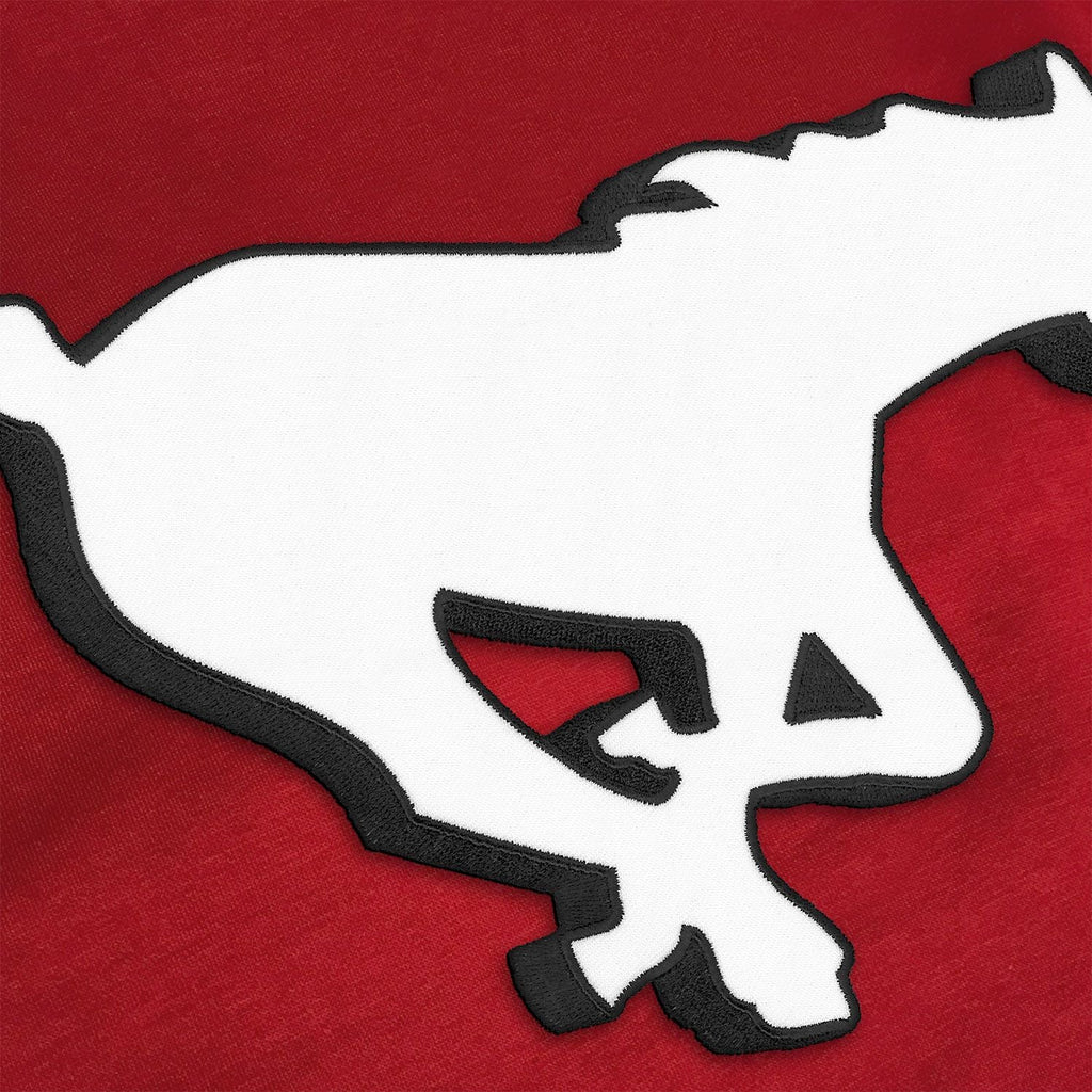 Calgary Stampeders CFL Bulletin Men Red Express Twill Logo Hoodie product image 3, provided for visual reference and product