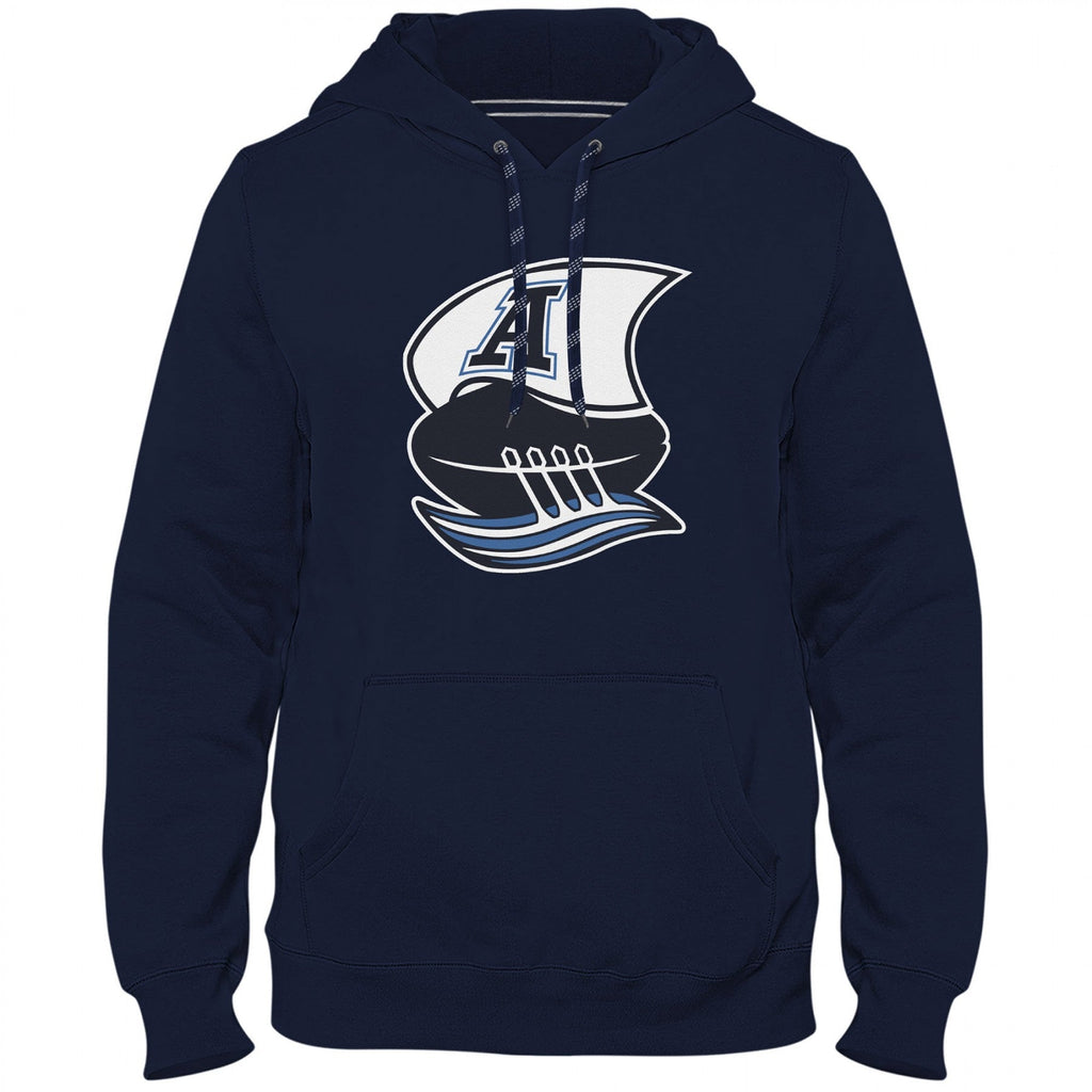 Toronto Argonauts CFL Bulletin Men Navy Express Twill Logo Hoodie product image 1, provided for visual reference and product