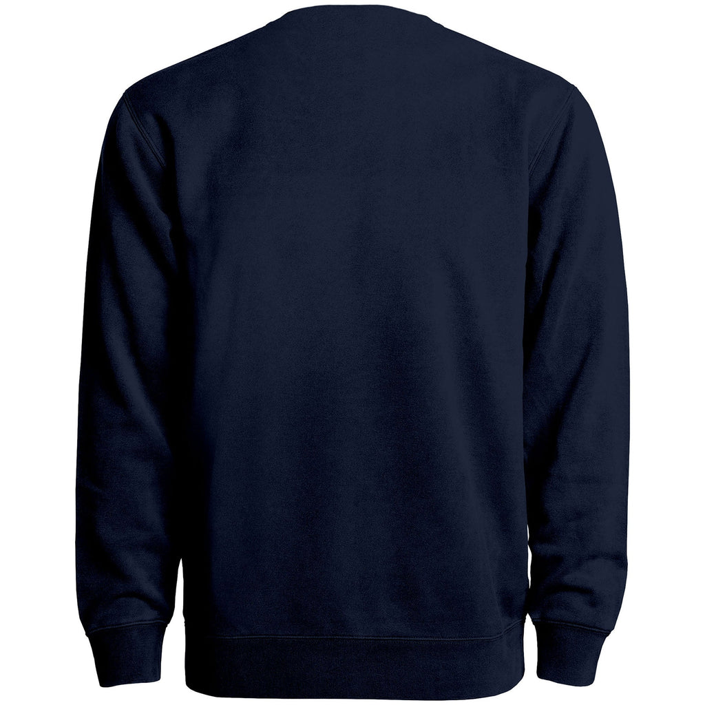New York Yankees MLB Bulletin Men Navy Twill Applique Wordmark Crew Sweater product image 2, provided for visual reference