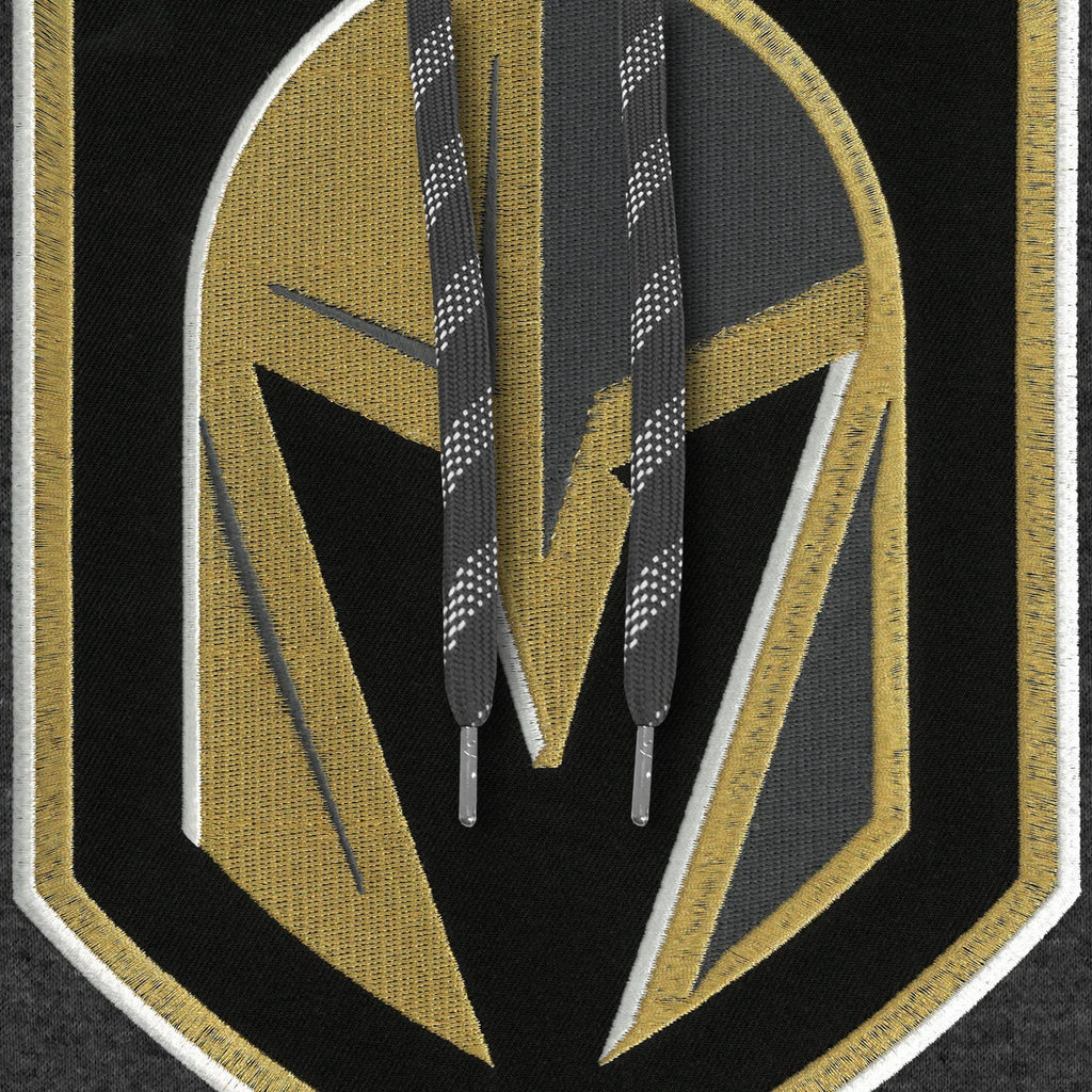 Las Vegas Golden Knights NHL Bulletin Men Charcoal Express Twill Logo Hoodie product image 2, provided for visual reference