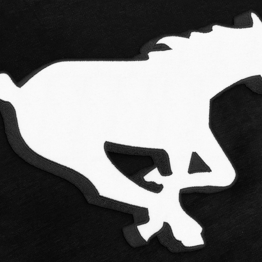 Calgary Stampeders CFL Bulletin Men Black Express Twill Logo Hoodie product image 3, provided for visual reference and