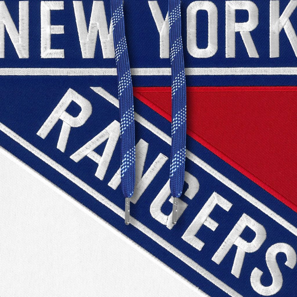 New York Rangers NHL Bulletin Men Royal Blue Express Twill Logo Hoodie product image 2, provided for visual reference and