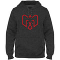 Montreal Alouettes CFL Bulletin Men Charcoal Express Twill Logo Hoodie product image 1, provided for visual reference and