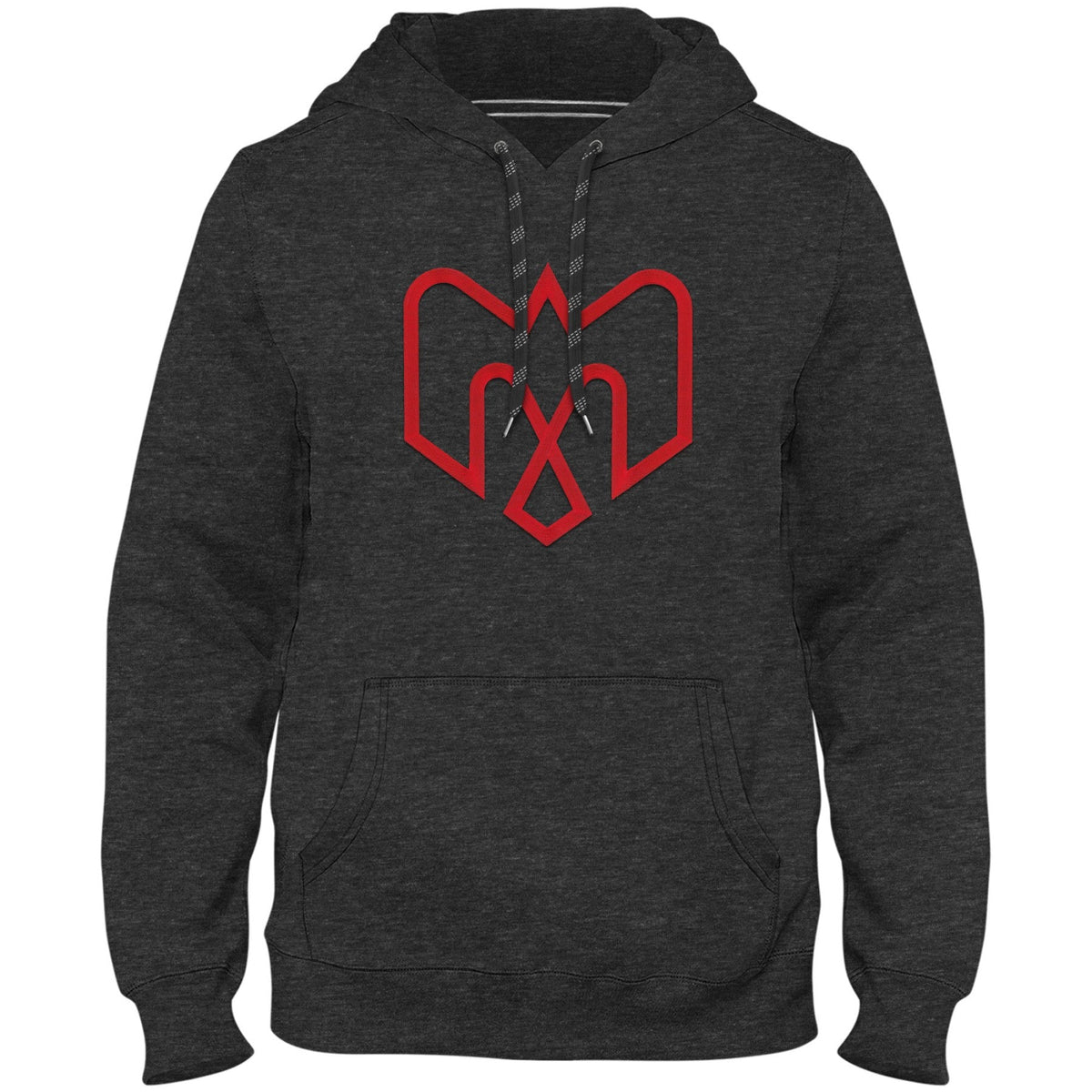 Montreal Alouettes CFL Bulletin Men Charcoal Express Twill Logo Hoodie product image 1, provided for visual reference and