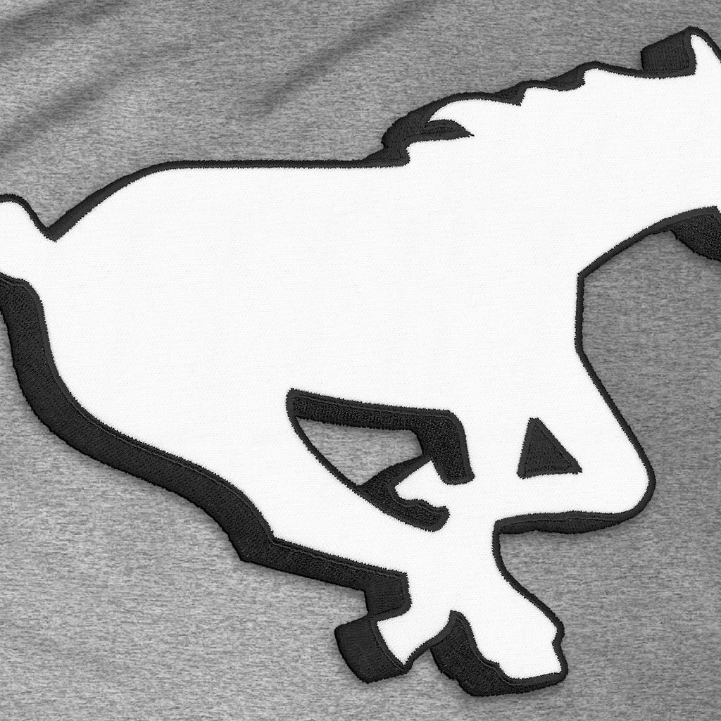 Calgary Stampeders CFL Bulletin Men Athletic Grey Express Twill Logo Hoodie product image 2, provided for visual reference