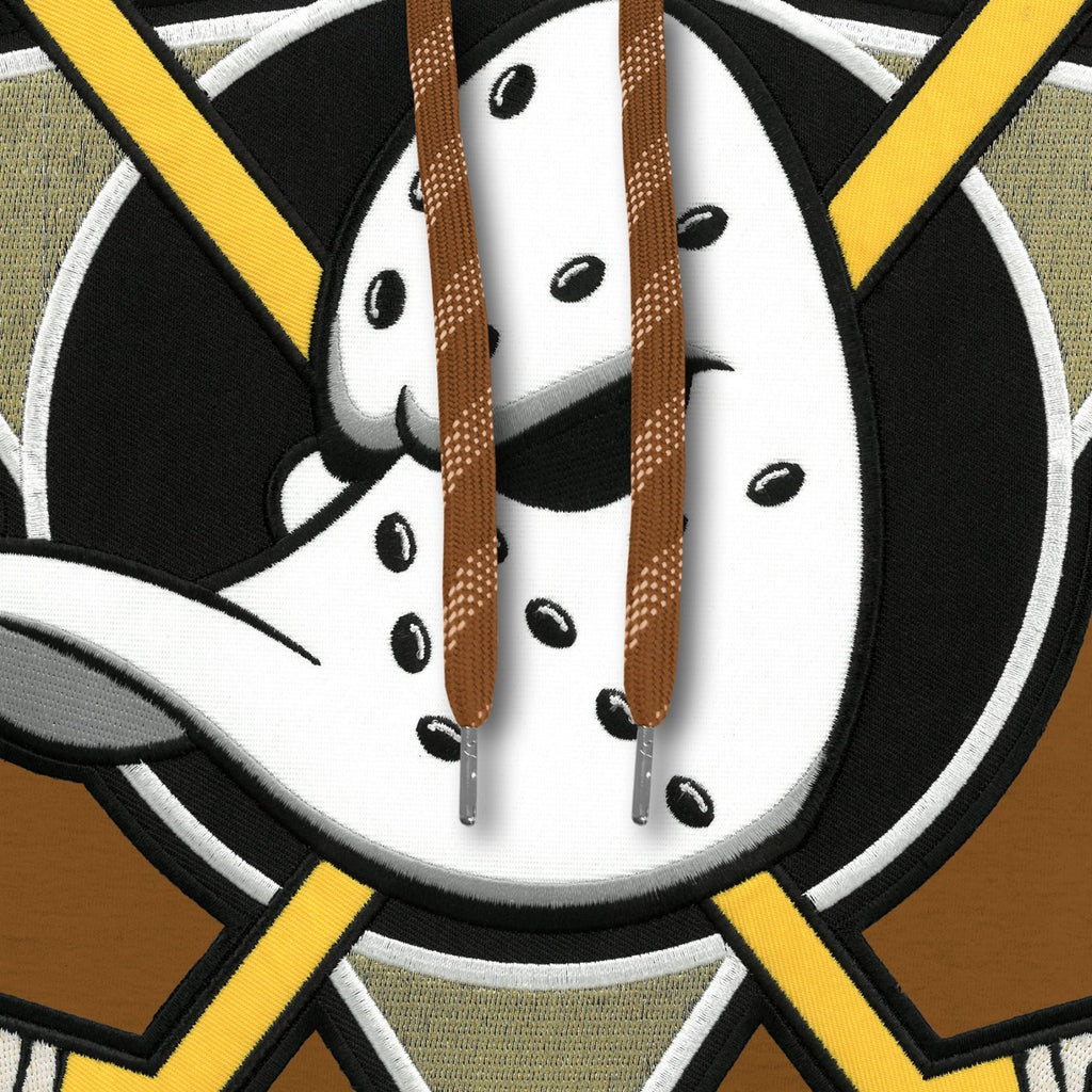Anaheim Ducks NHL Bulletin Men Dune Express Twill Logo Hoodie product image 3, provided for visual reference and product
