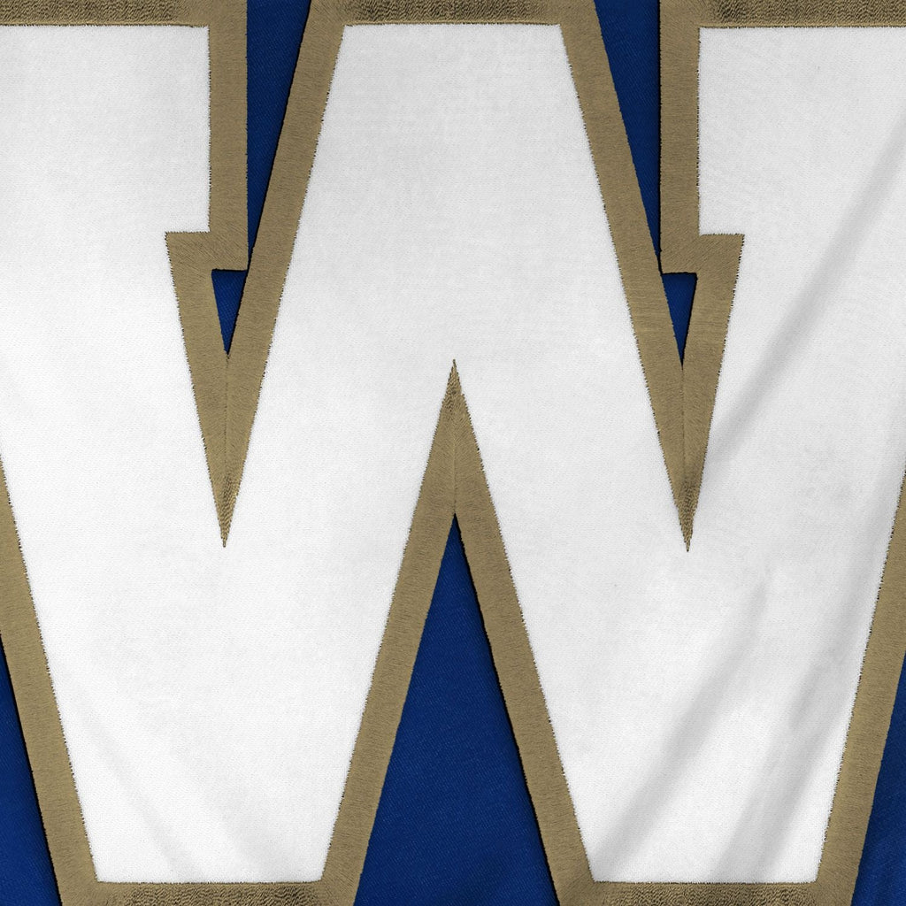Winnipeg Blue Bombers CFL Bulletin Men Royal Blue Express Twill Logo Hoodie product image 2, provided for visual reference