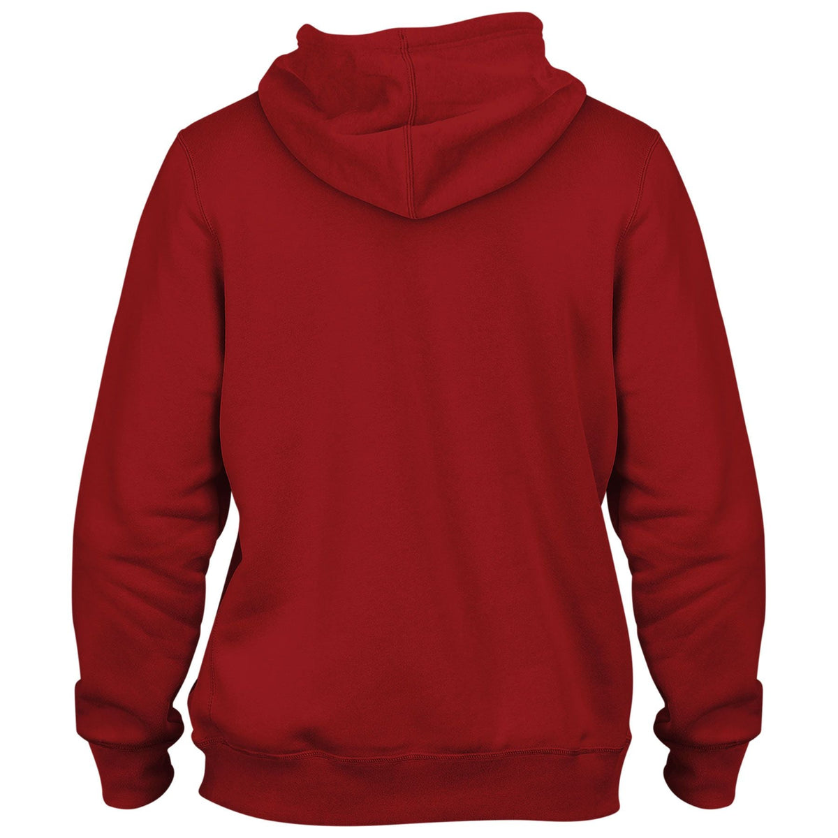 Montreal Alouettes CFL Bulletin Men Red Express Tonal Red Twill Logo Hoodie product image 2, provided for visual reference