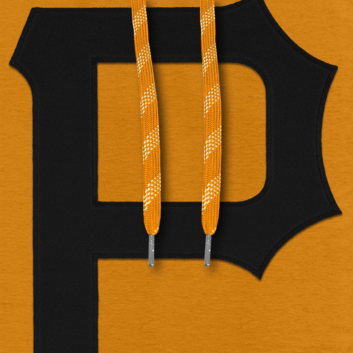 Pittsburgh Pirates MLB Bulletin Men Gold Express Twill Logo Hoodie product image 3, provided for visual reference and