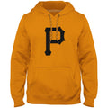 Pittsburgh Pirates MLB Bulletin Men Gold Express Twill Logo Hoodie product image 1, provided for visual reference and