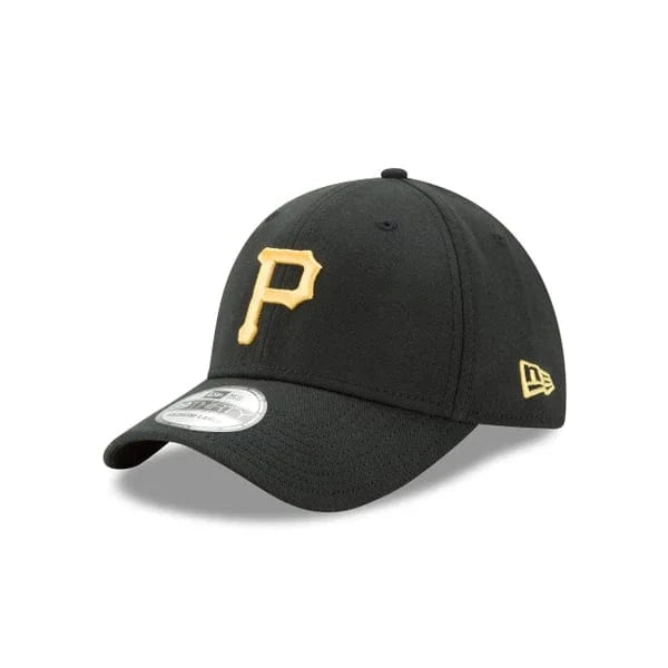 Pittsburgh Pirates MLB New Era Men Black 39Thirty Team Classic Stretch Fit Hat product image 1, provided for visual