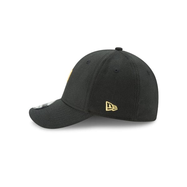 Pittsburgh Pirates MLB New Era Men Black 39Thirty Team Classic Stretch Fit Hat product image 5, provided for visual