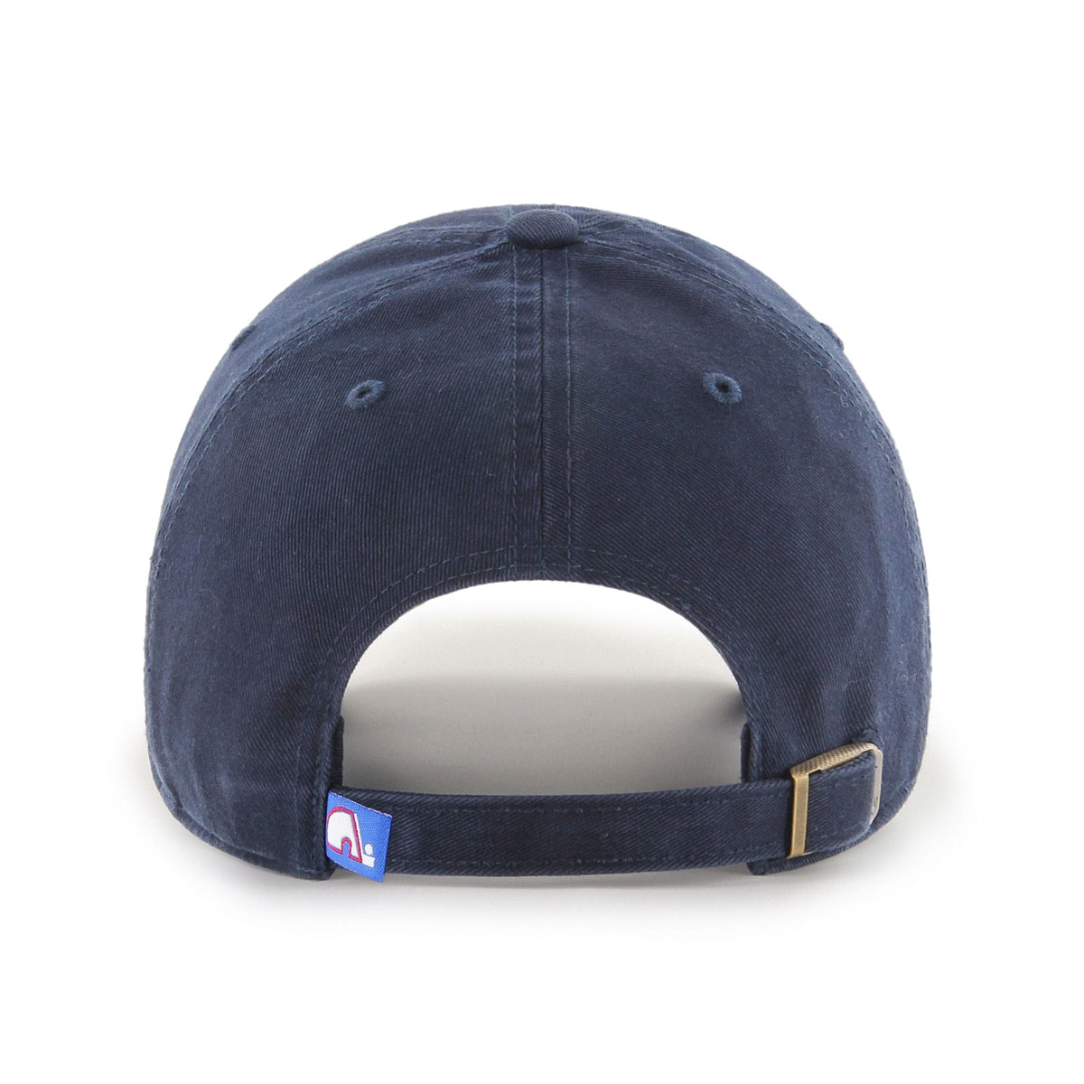 Quebec Nordiques NHL 47 Brand Men Navy Clean Up Adjustable Hat product image 2, provided for visual reference and product