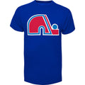 Quebec Nordiques NHL 47 Brand Men Royal Blue Imprint Fan T-Shirt product image 1, provided for visual reference and product
